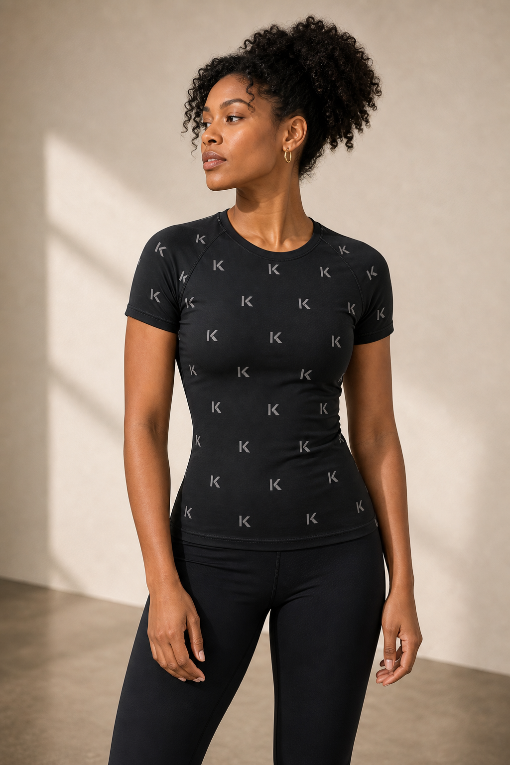 KYNDEO Purpose Fitted Tee — Black-owned premium activewear tee styled for confidence, movement, and everyday wear
