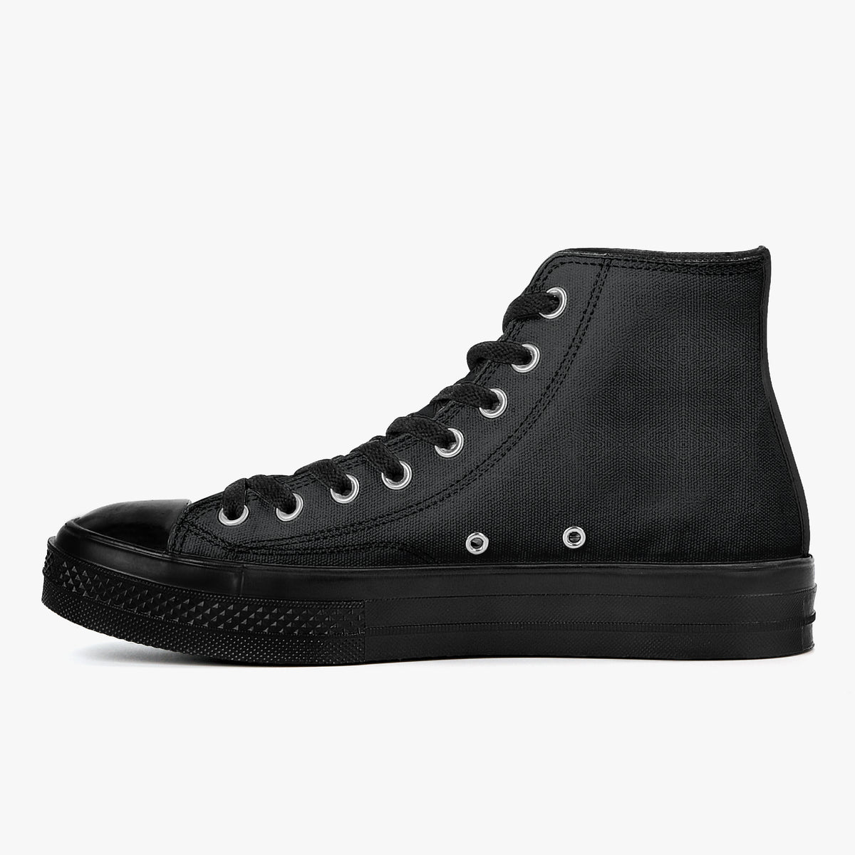KYNDEO Court High-Top Canvas Sneaker - Noir Black — product image