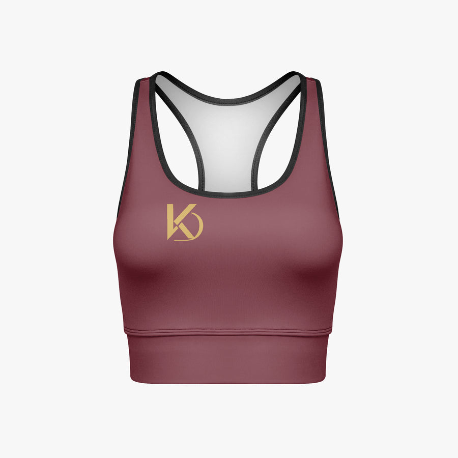 KYNDEO Form Crop Tank — Burgundy Signature — product image