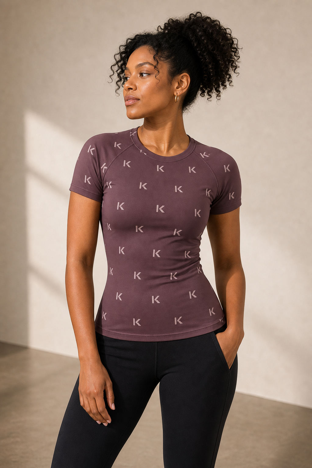 KYNDEO Purpose Fitted Tee — Black-owned premium activewear fitted tee for gym, street, and everyday movement