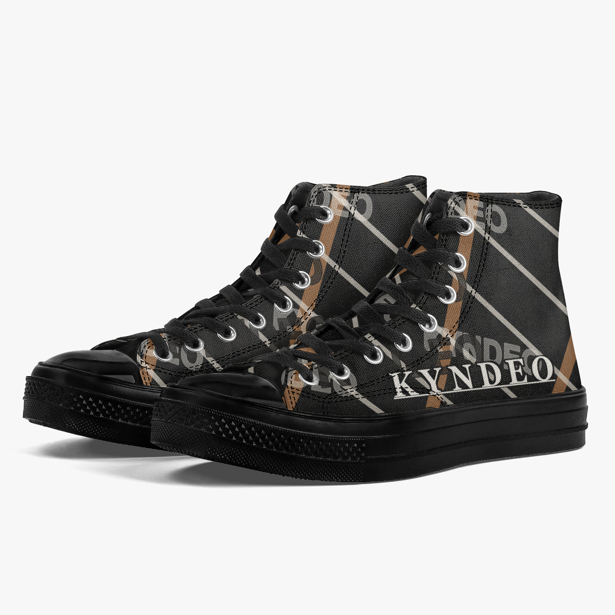 KYNDEO High-Top Canvas Sneaker - Black — product image