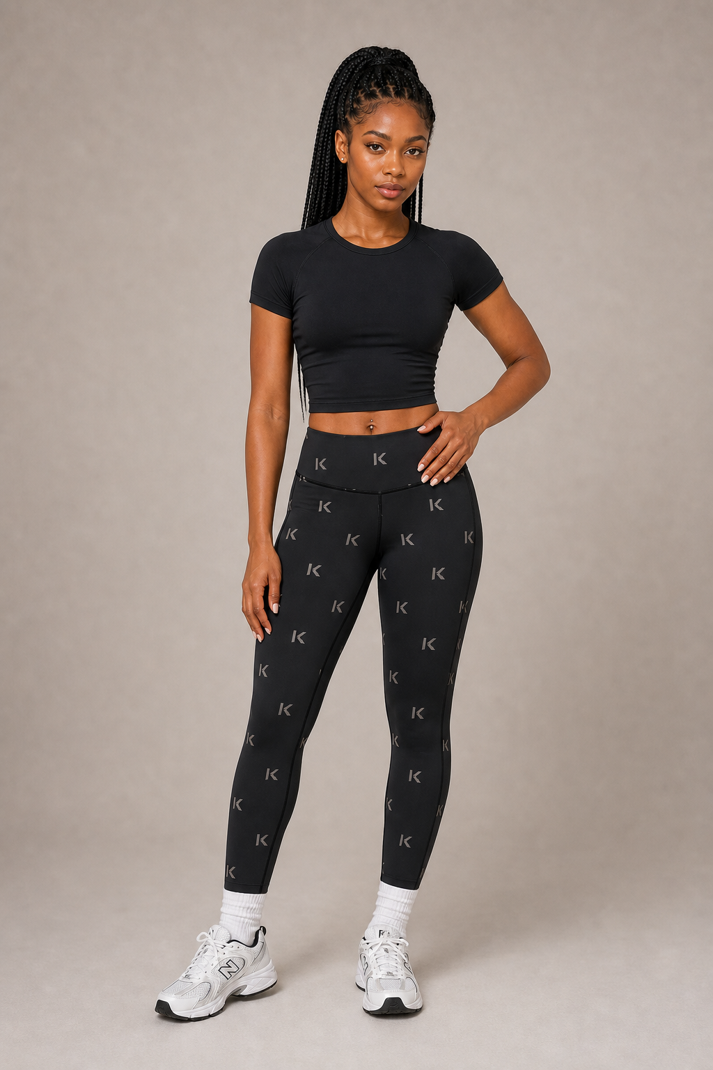 KYNDEO Formline Legging — Black-owned activewear leggings built for movement, travel, and gym-to-street style