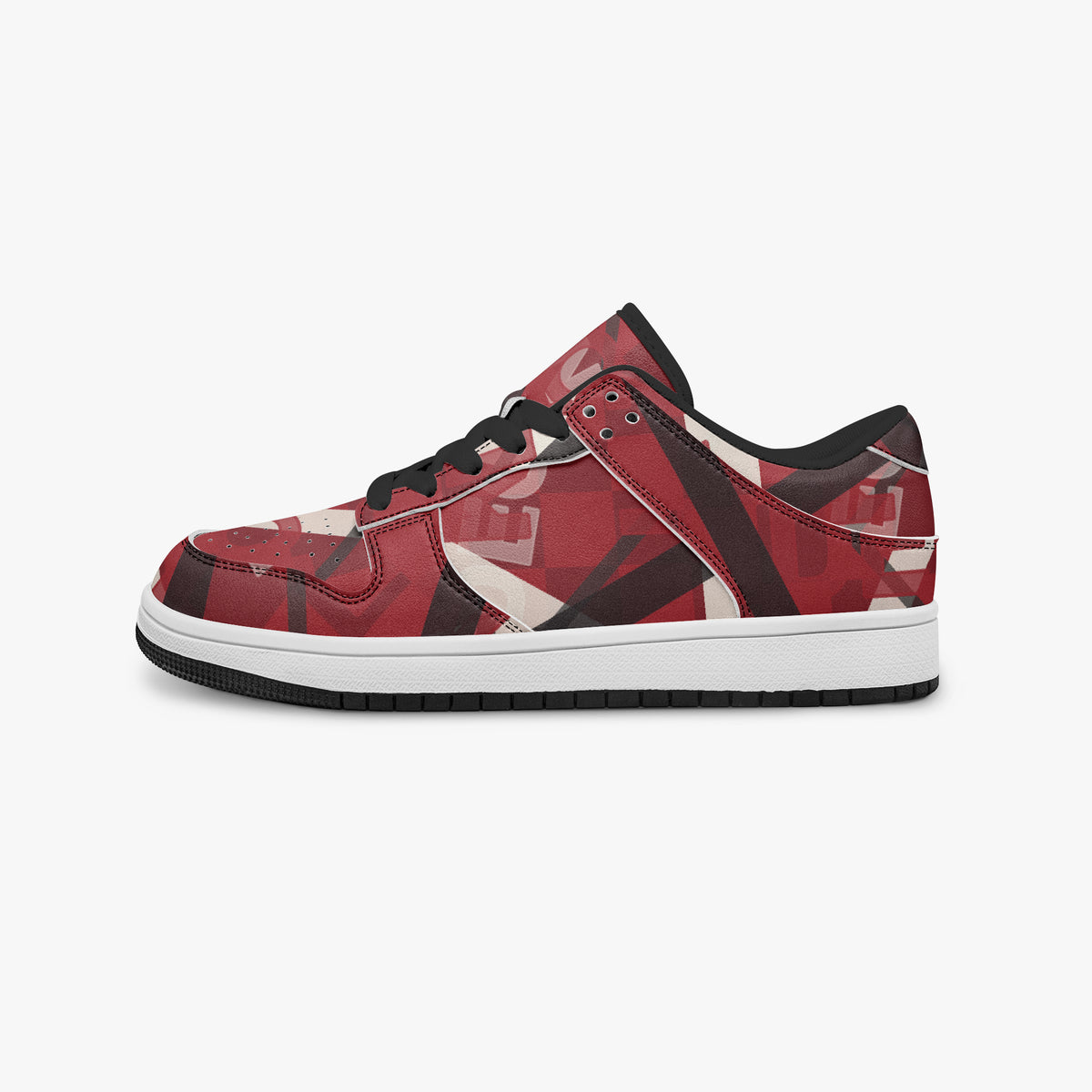KYNDEO Court Low-Top Sneaker - Crimson Grid — product image